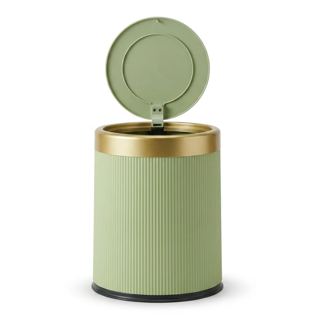 Outstanding Round Press-Top Bin 12 or 15 L Sealing Lid Durable