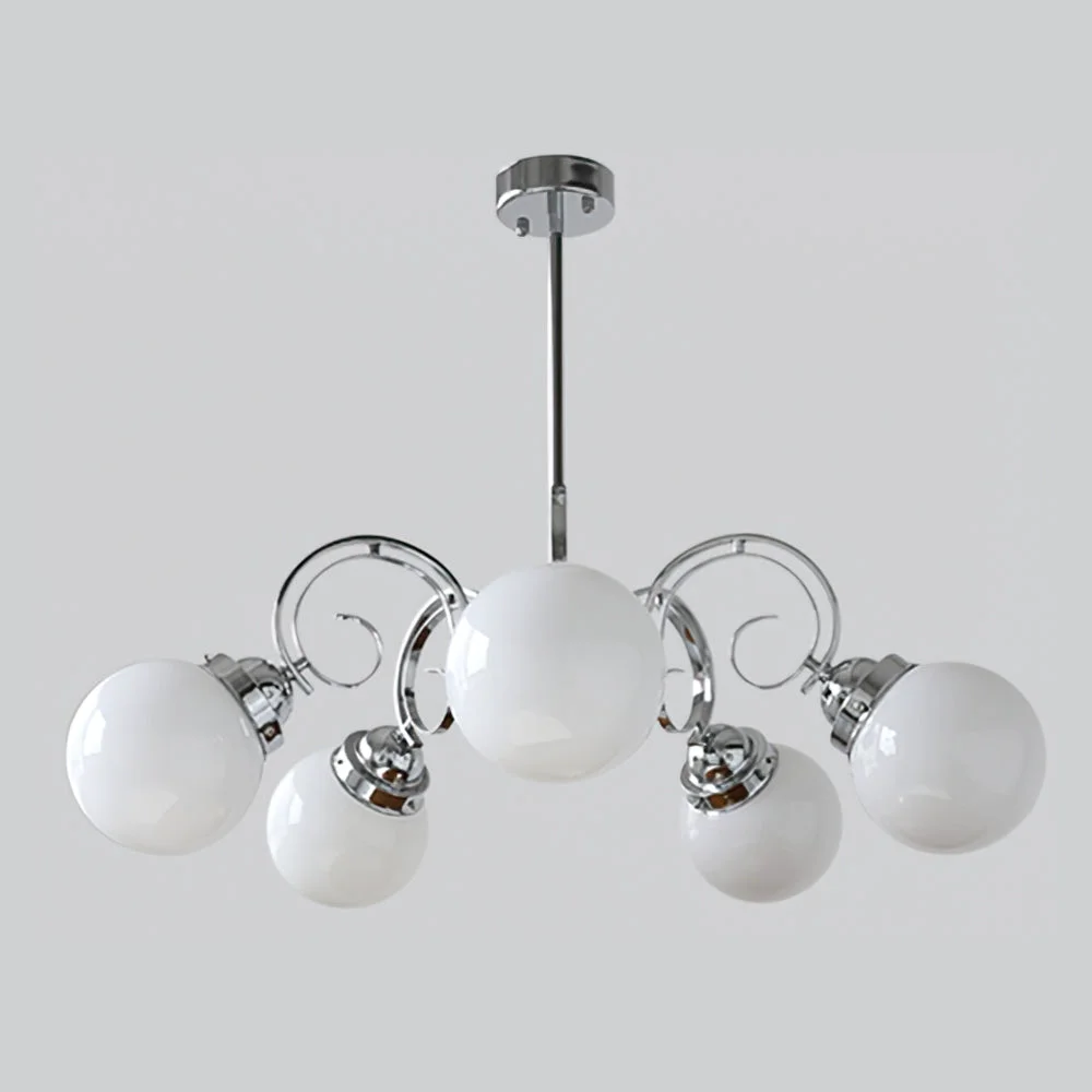 Trusted Vintage Kotter Cream Glass Chandelier Smooth