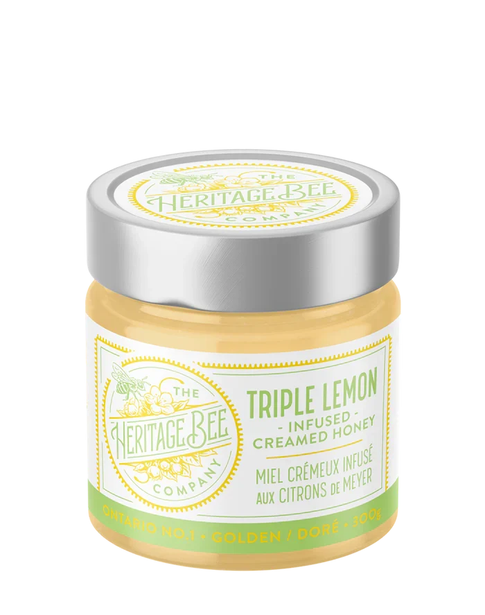 Elegant TRIPLE LEMON Creamed Honey Modern