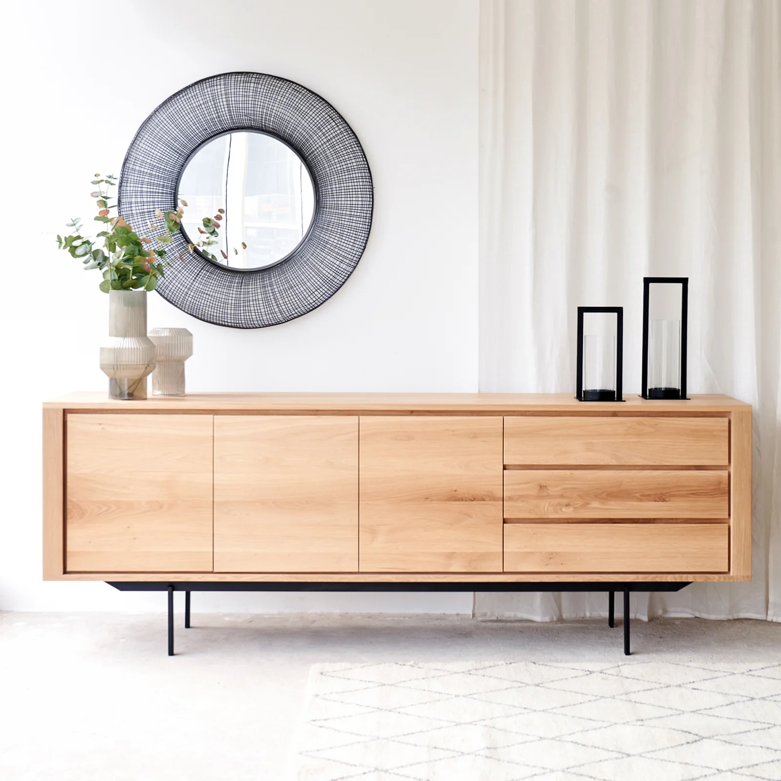 Specialty Shadow Sideboard Oak 224cm Efficient