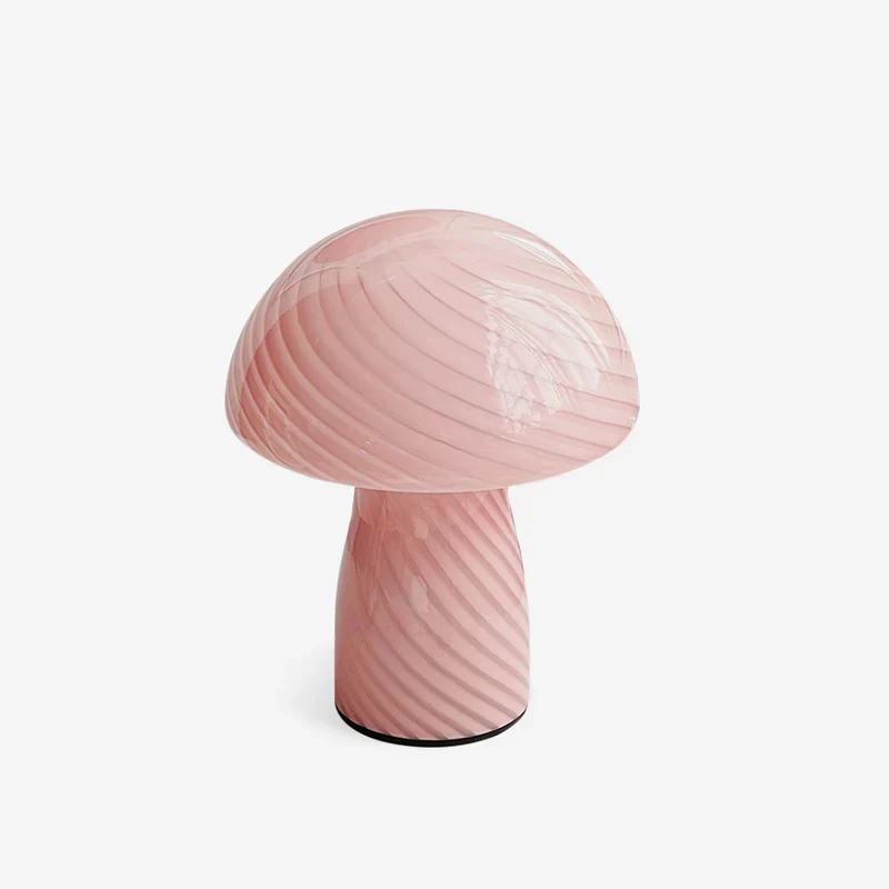 Classic Mushroom Glass Twill Table Lamp Carefully Designed