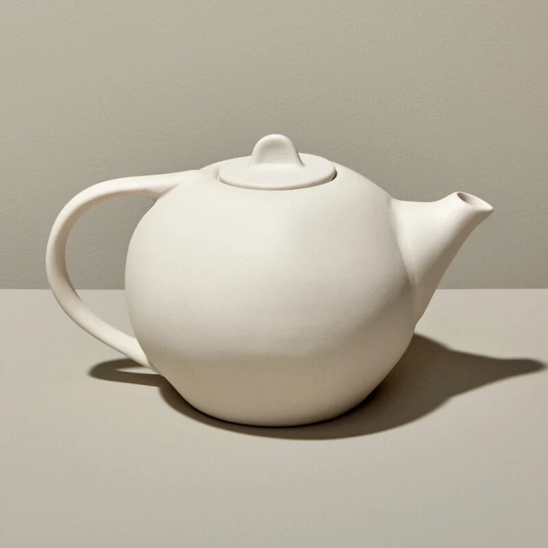 Traditional Tam Stoneware Tea Pot - Pearl Optimized