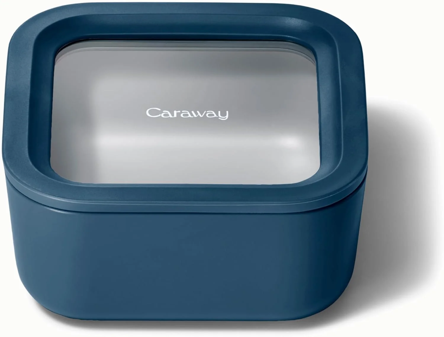 Crafted Caraway Glass Food Storage - 4.4 Cup Ceramic Coated Food Container - Non Toxic Non Stick Lunch Box with Glass Lids. Dishwasher Oven Prestigious