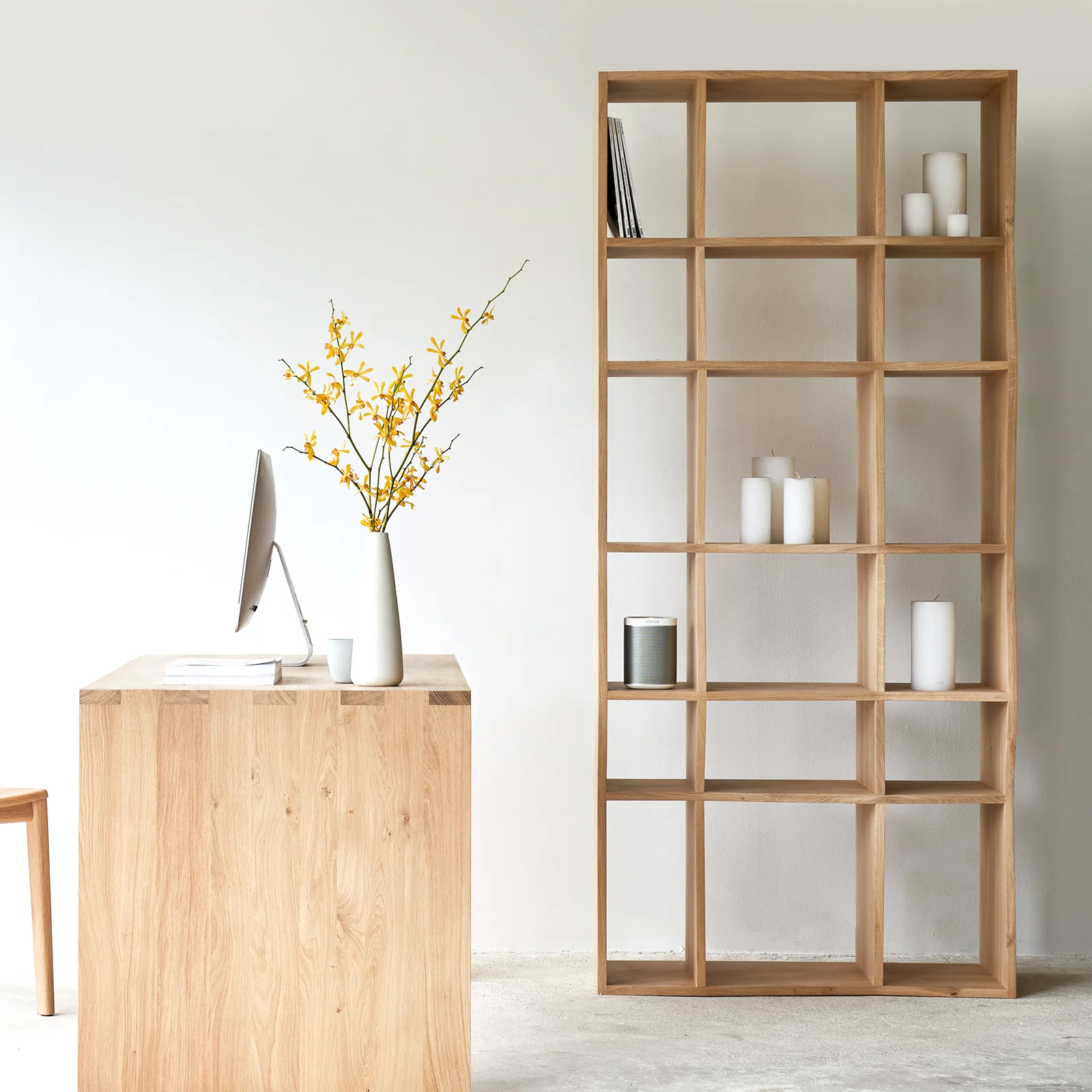 Exclusive Z Rack Oak 93cm Elite