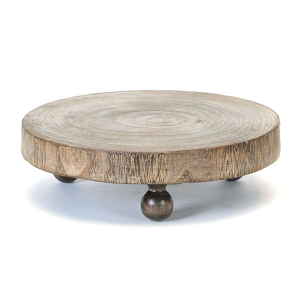 World-Class WOOD DISPLAY ROUND 10 INCH Refined