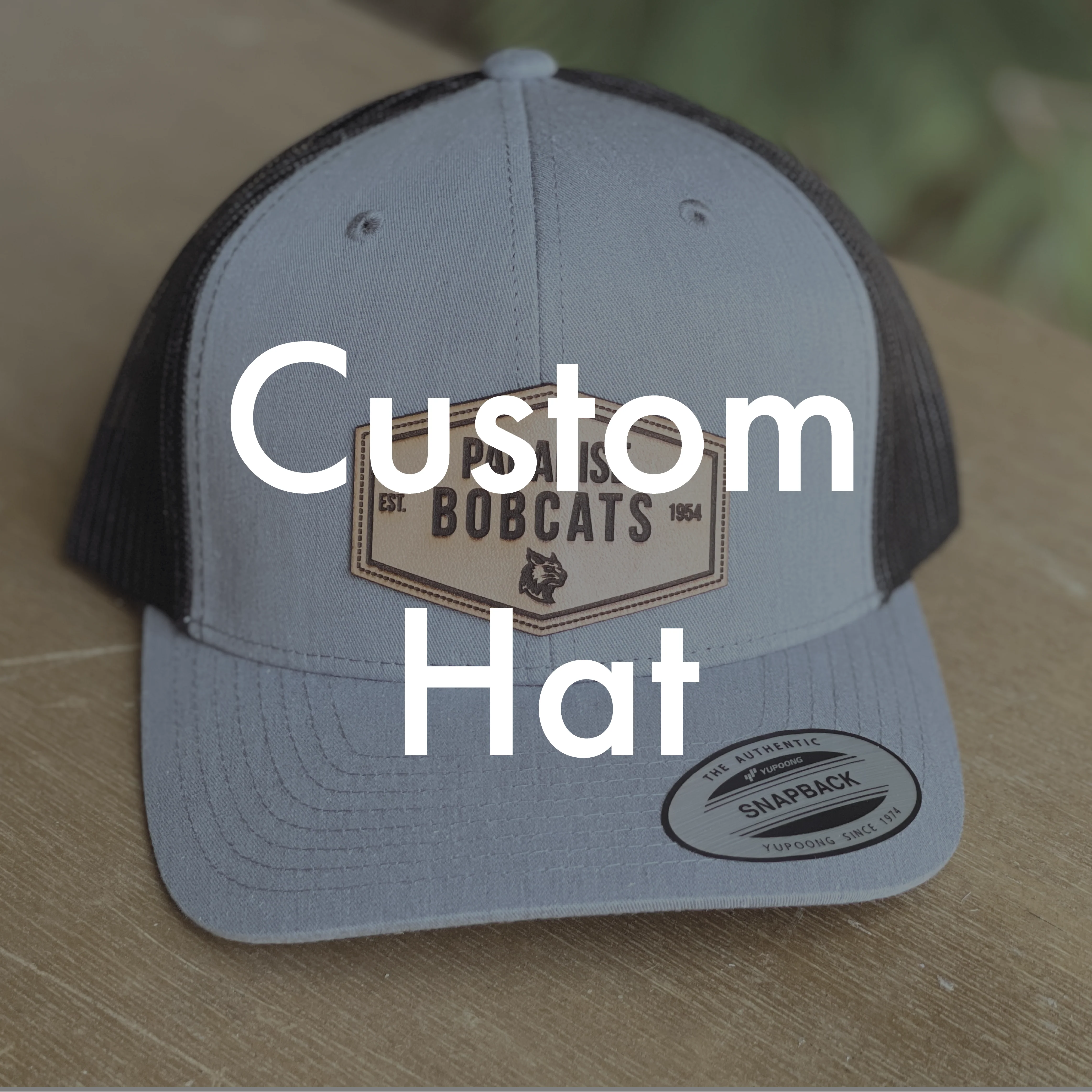 Modern Custom Leather Patch Hat Smart