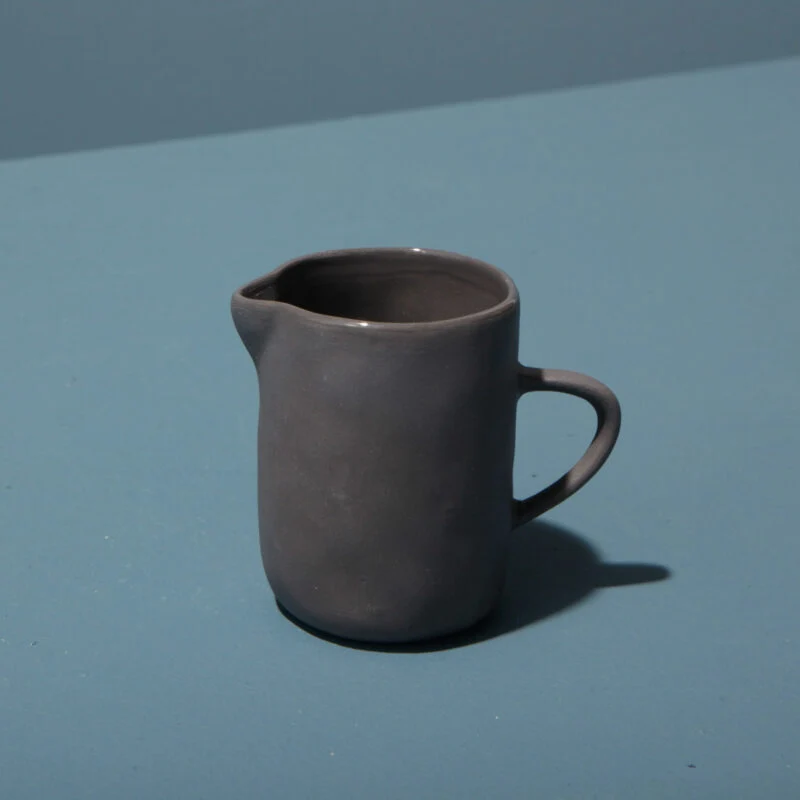 Secure Tam Stoneware Creamer - Slate Organic