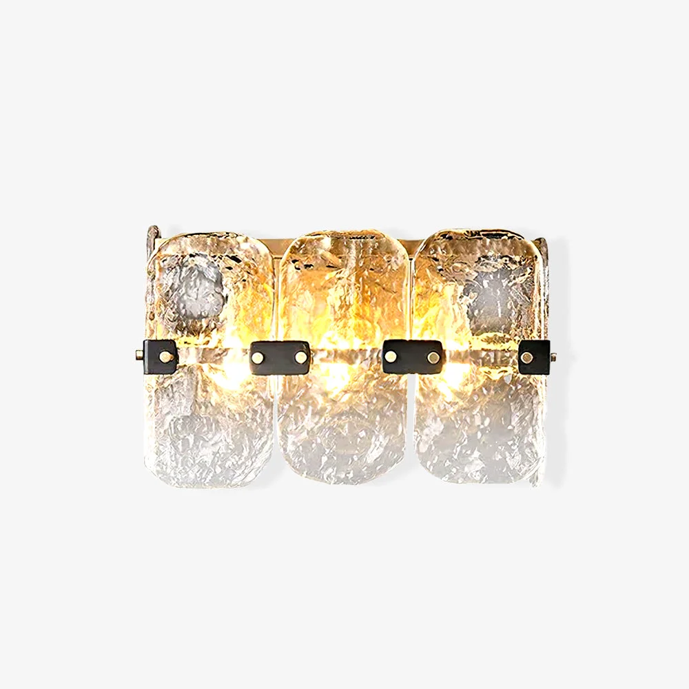 Responsible Massive Glass Wall Sconces Easy-to-Use