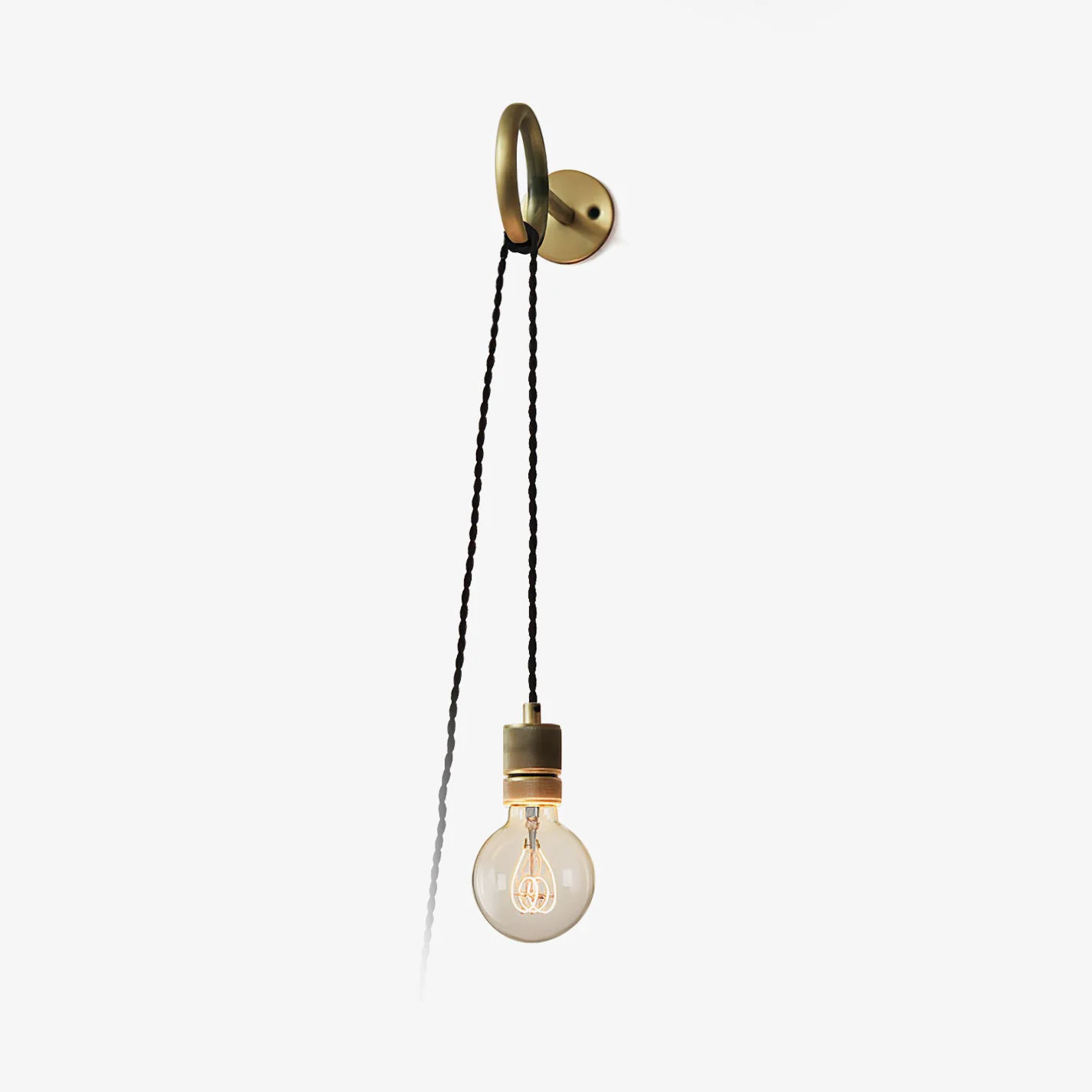 Top-Quality Loop Minimalist Wall Light With Wall Socket Lightweight