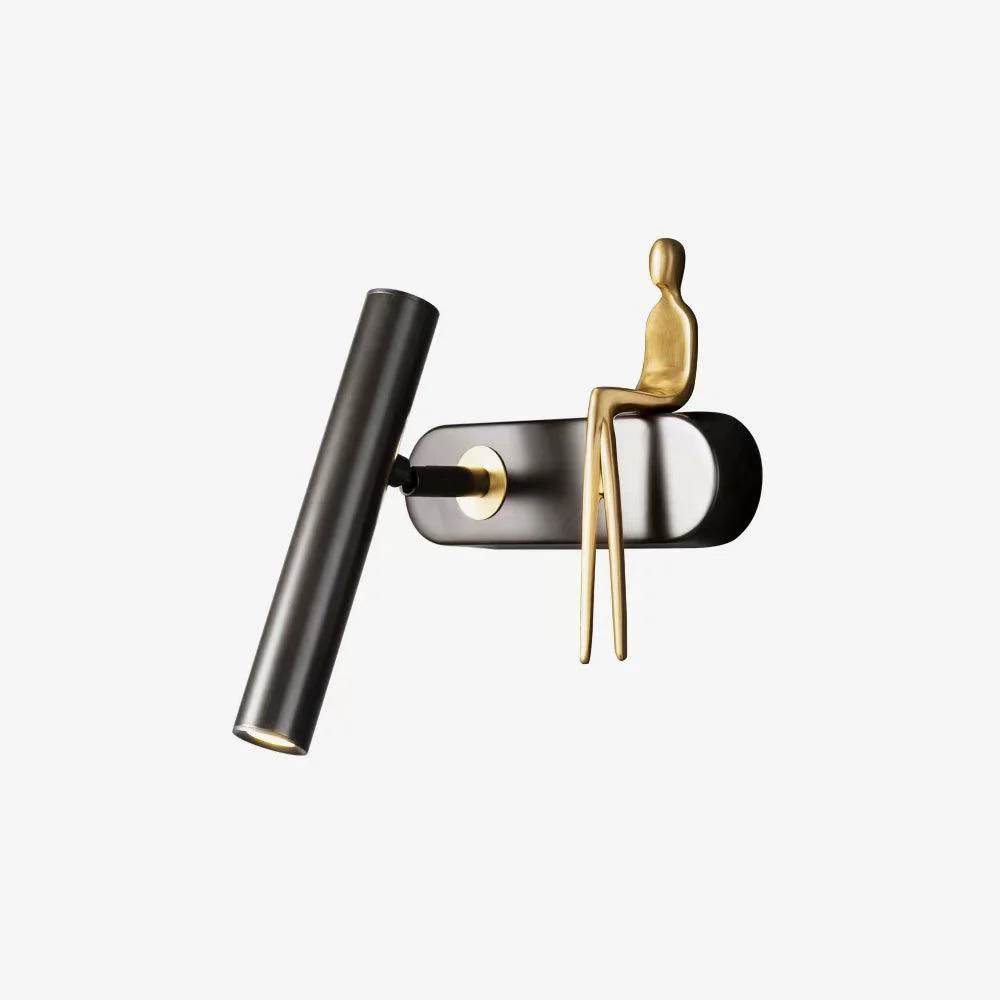 Durable Brass Villain Wall Lamp Reusable