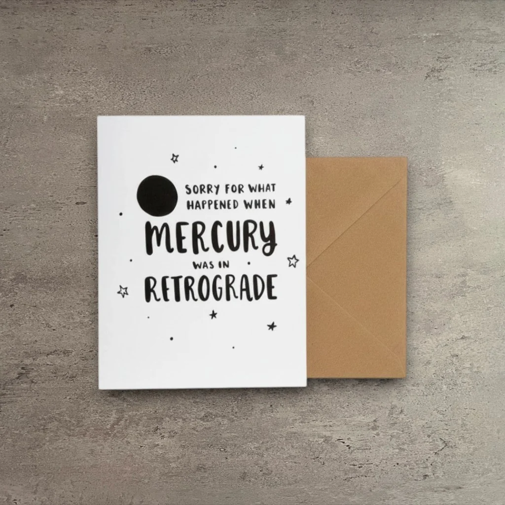 Unique Mercury Retrograde Card Clean