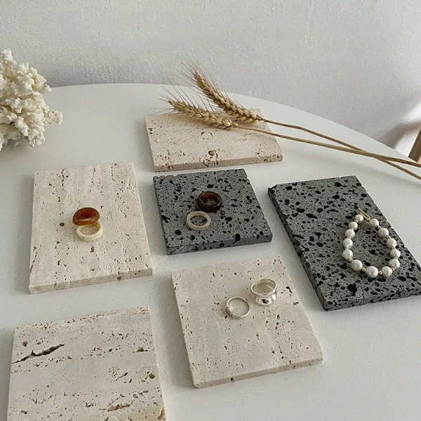 Excellent Natural Stone Decorative Tray Soft