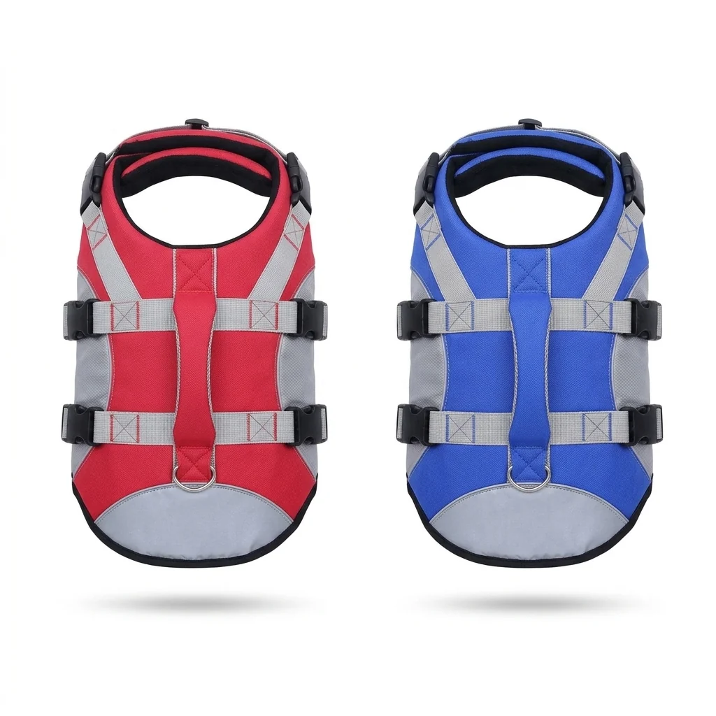 Stylish Puppy Life Jacket for Small Dogs Buoyant Reflective Functional