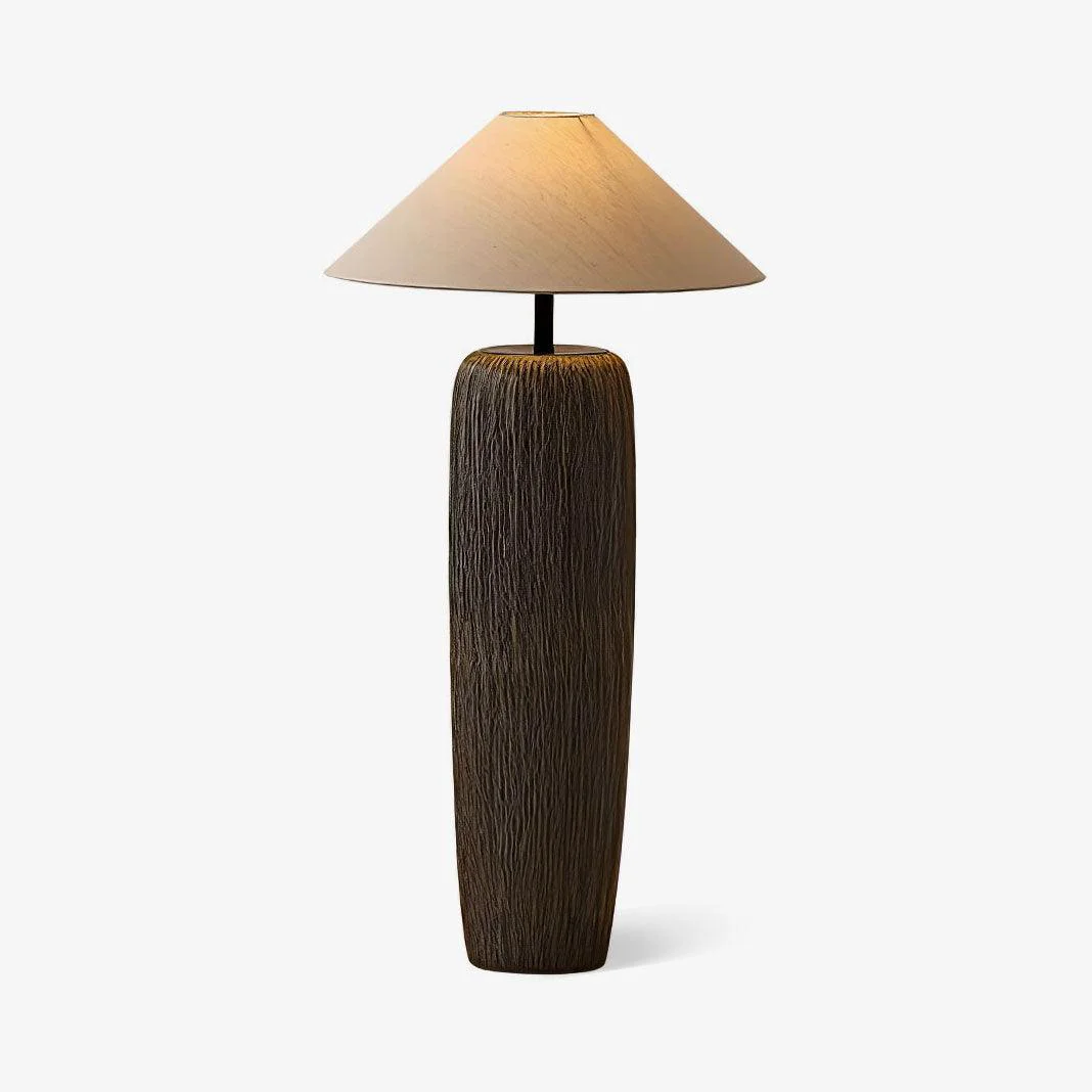 Genuine Weathered Wood Grain Floor Lamp Advanced