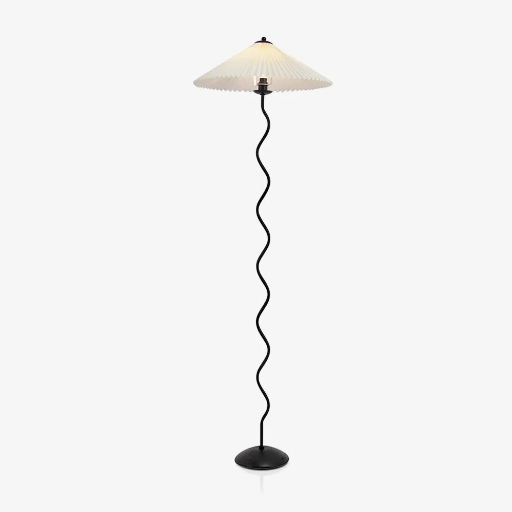 Environmentally Friendly Squiggle Floor Lamp Selected