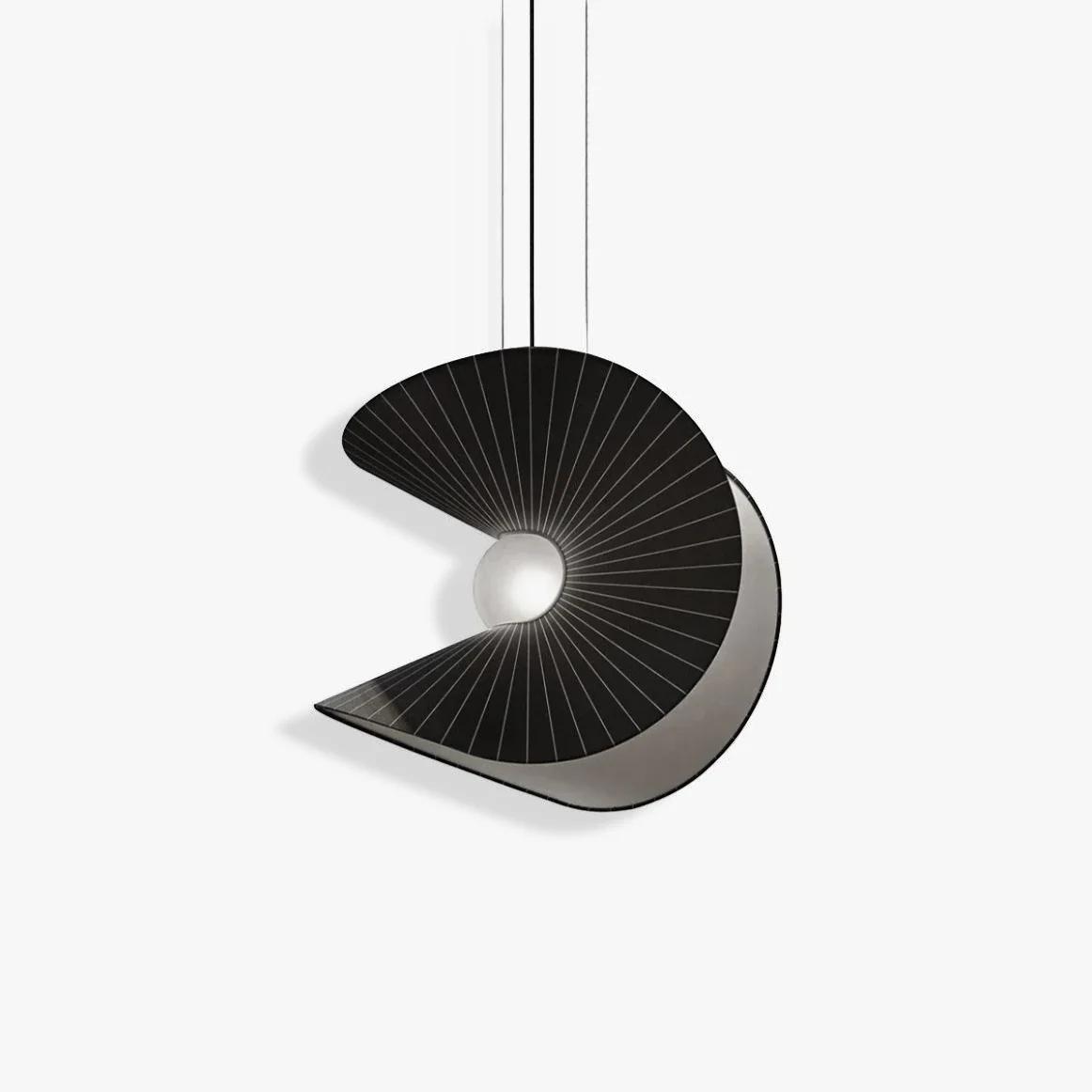 Secure Black Shell Pendant Light Premium Material