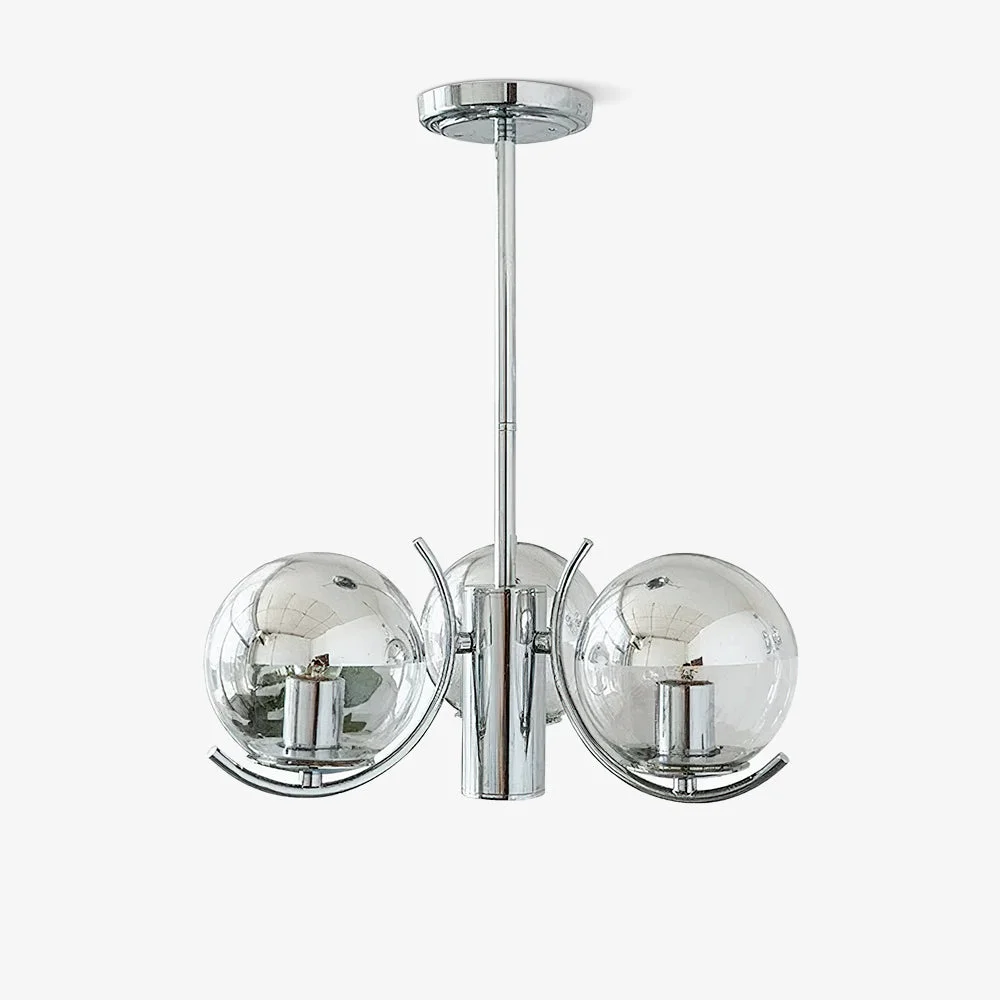 User-Friendly Space Ball Chandelier Minimalist