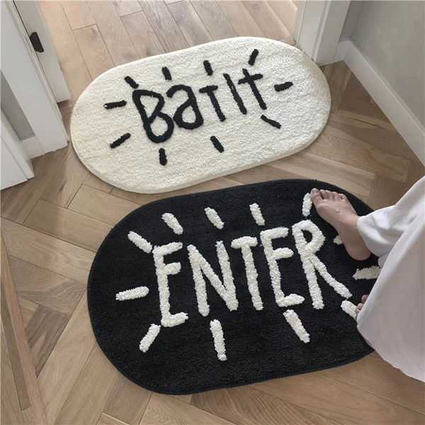 Convenient Nordic Front Door Mat Comfortable