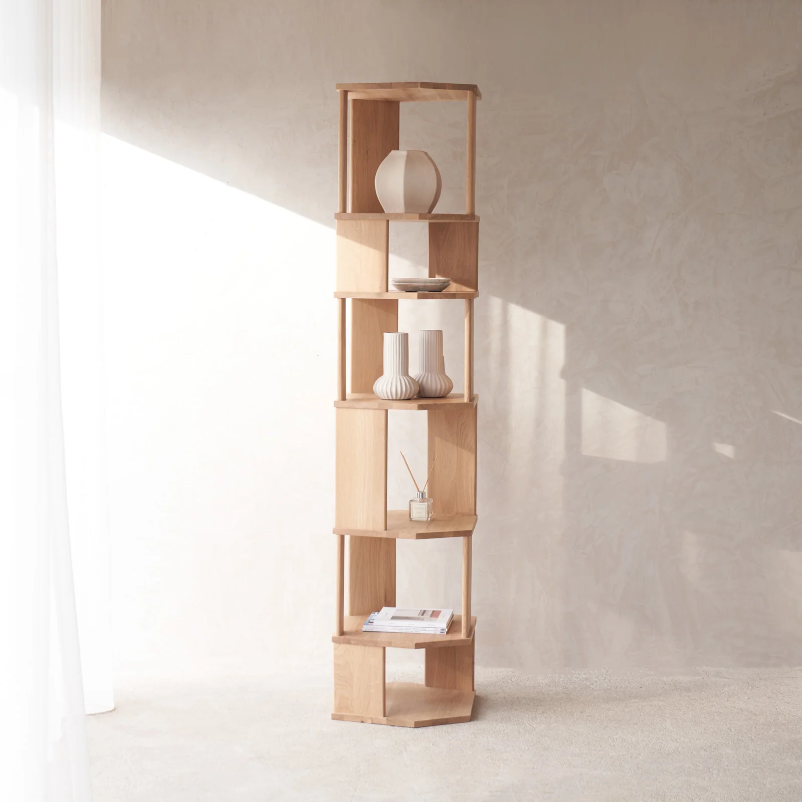 Consistent Stairs Column Oak Fine