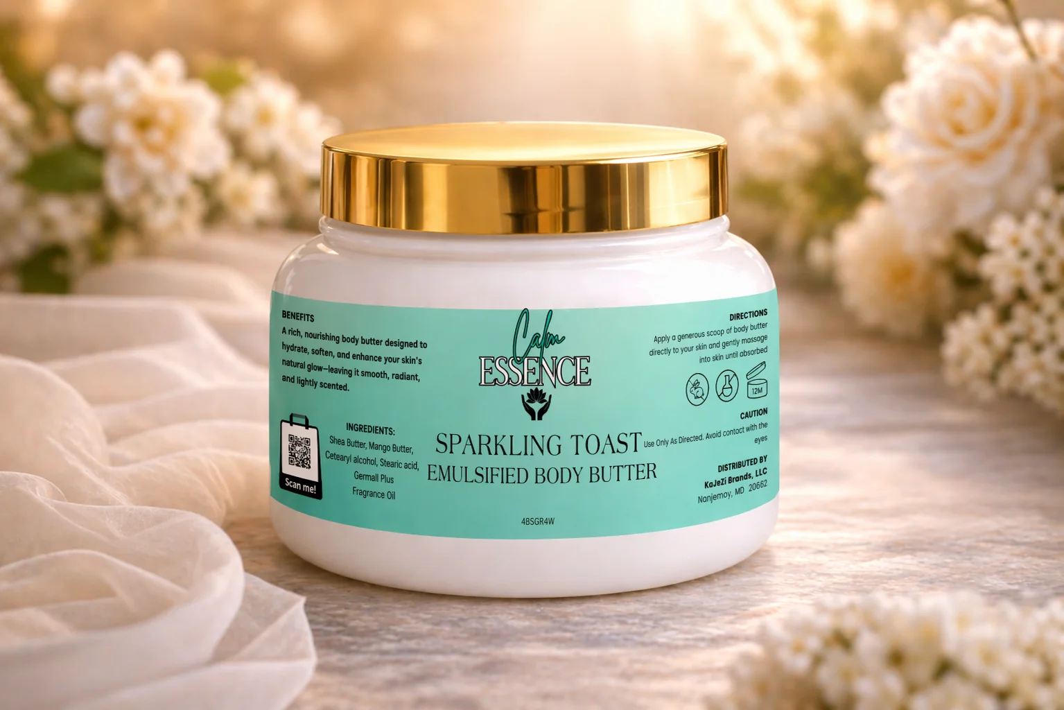 Elite Whipped Emulsified Body Butter Recyclable