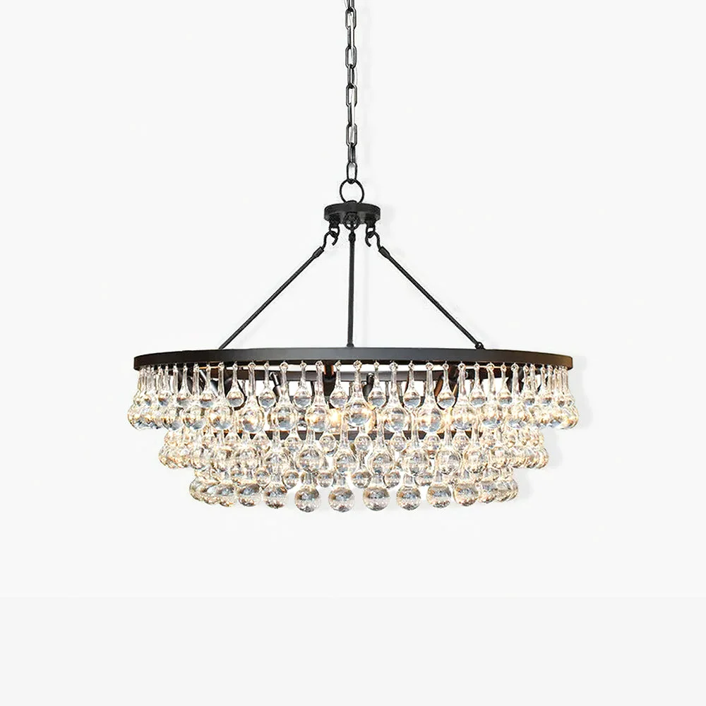 Outstanding Unique Tiered Crystal Chandelier Modern