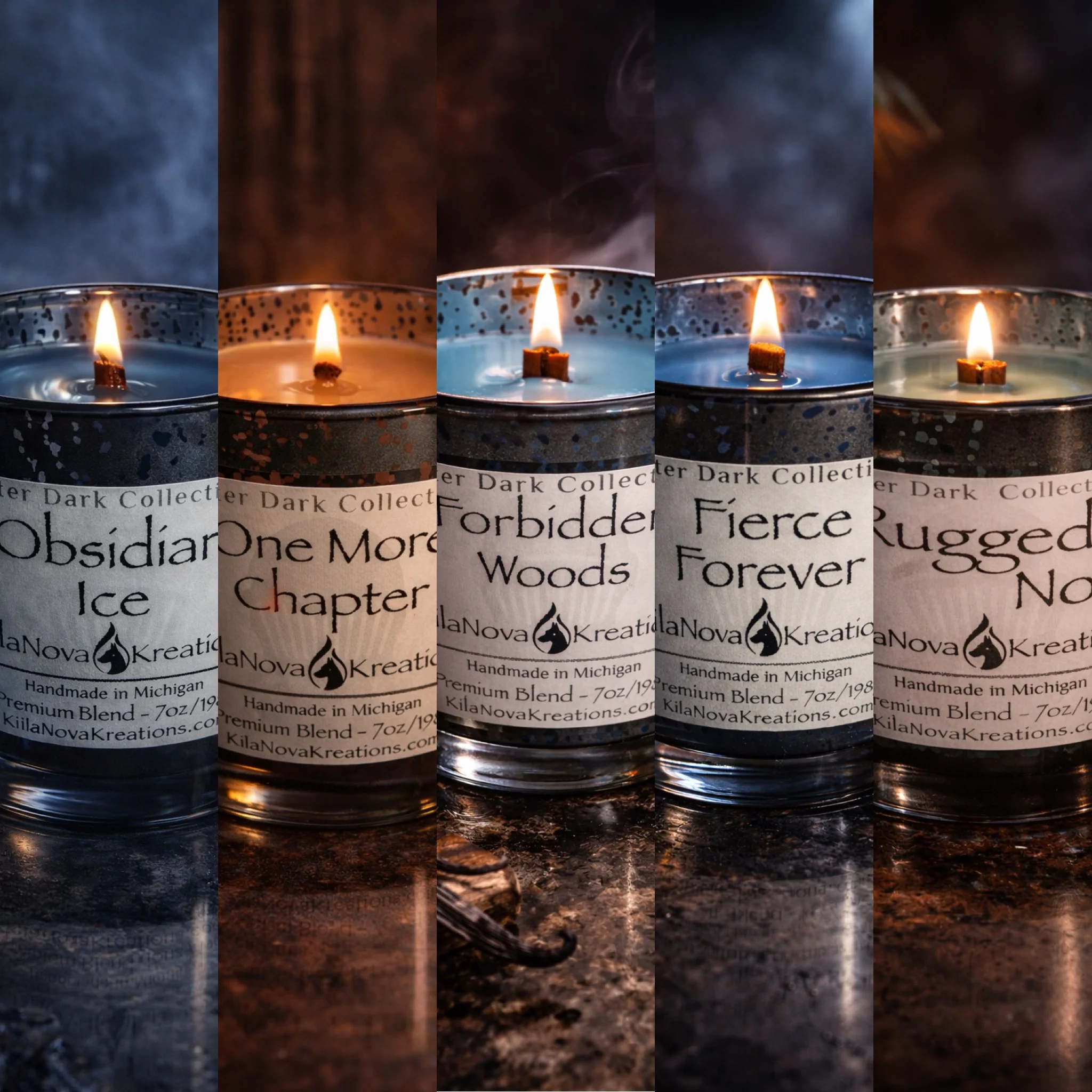 Genuine After Dark Collection - Masculine Wood Wick Trendy