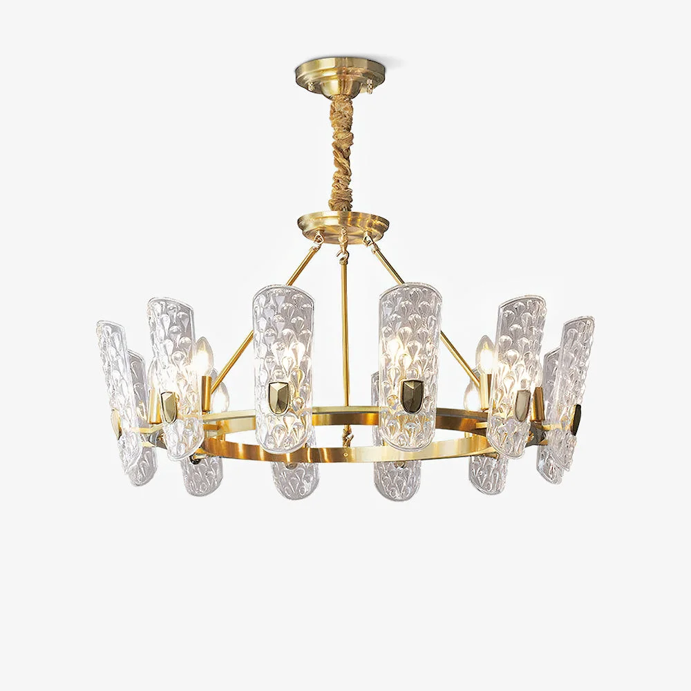 Relaxed Brass Central Chandelier Breathable