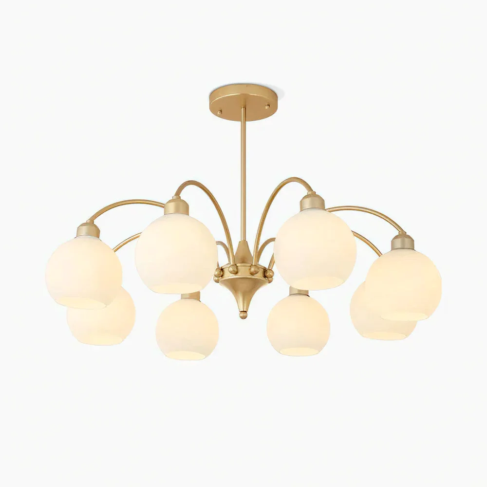 Excellent Sculptural Glass Chandelier Dependable