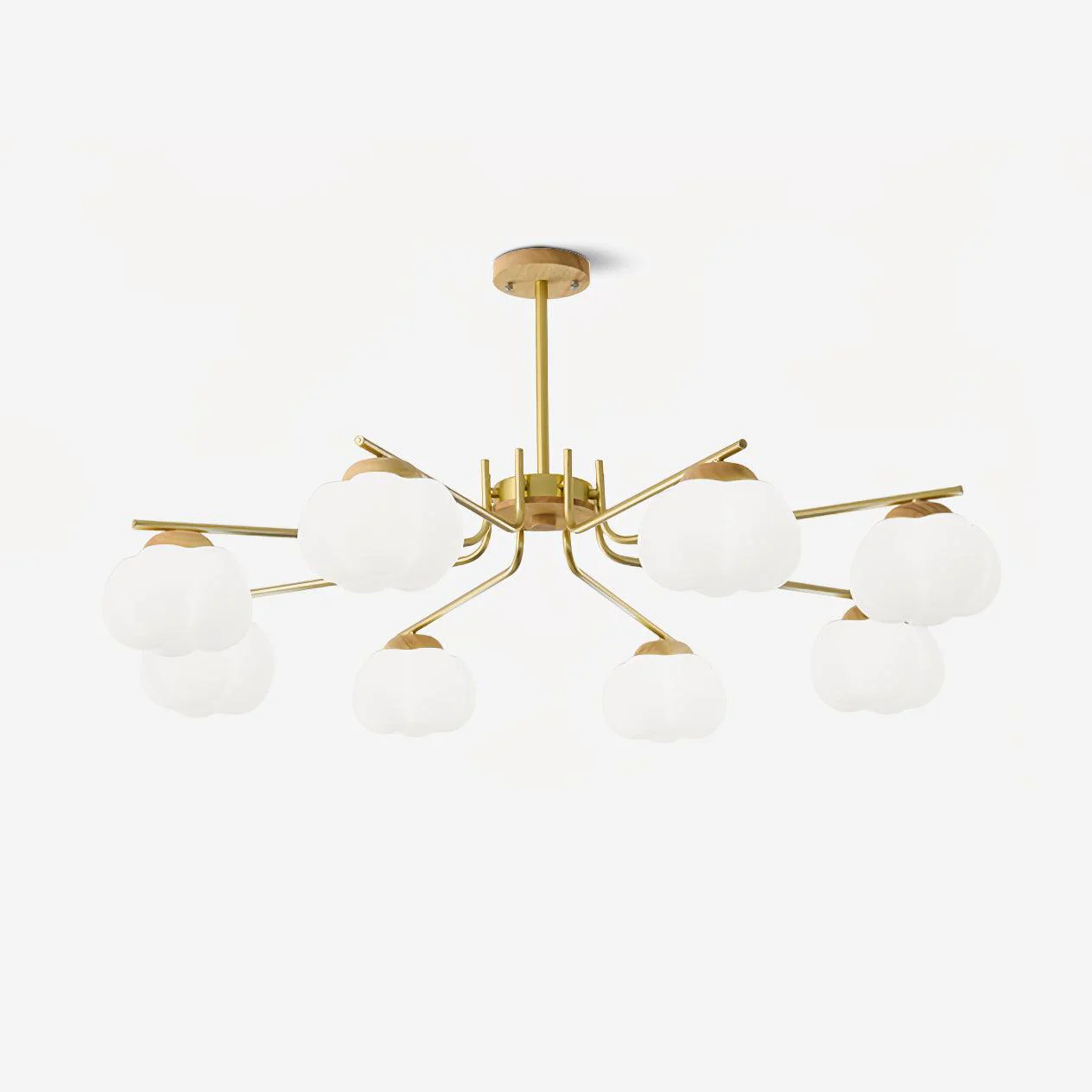 Sophisticated Plastic Cotton Balls Chandelier Easy-to-Use