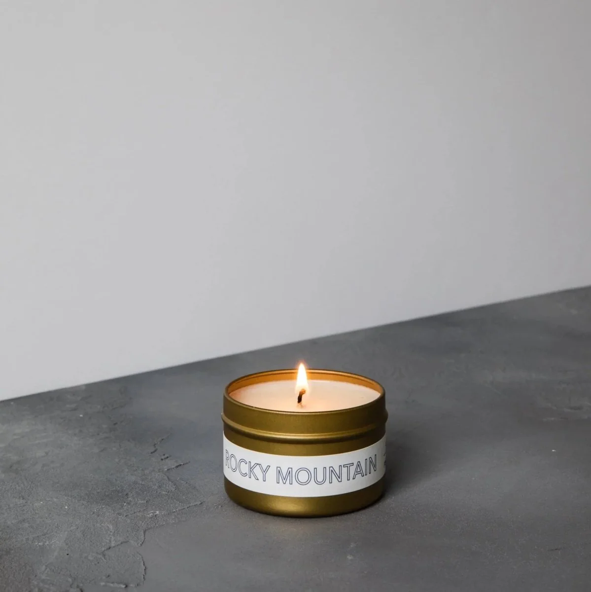 Premium Material Rocky Mountain Travel Candle Trendy