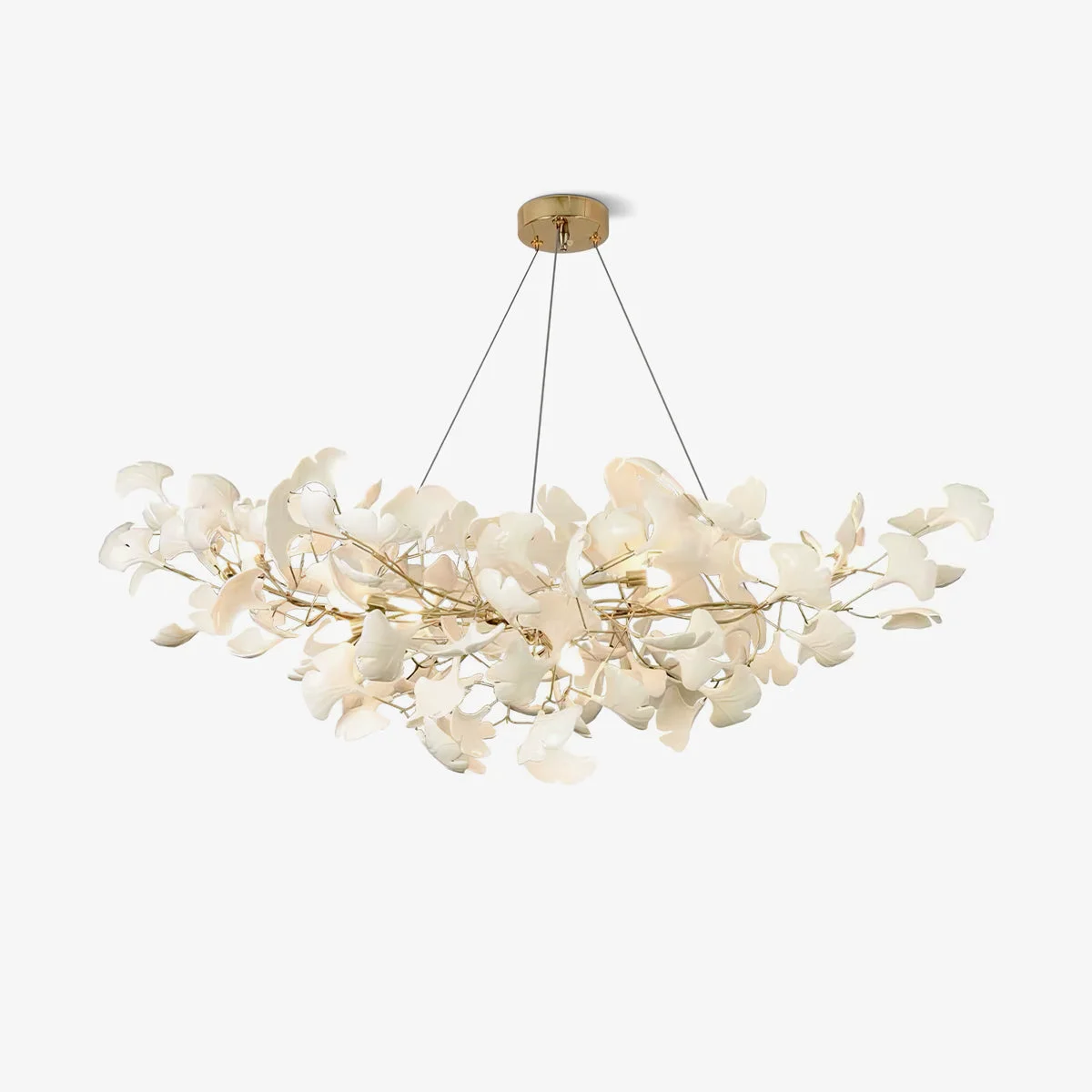 Crafted Gingko Chandelier B Fashionable