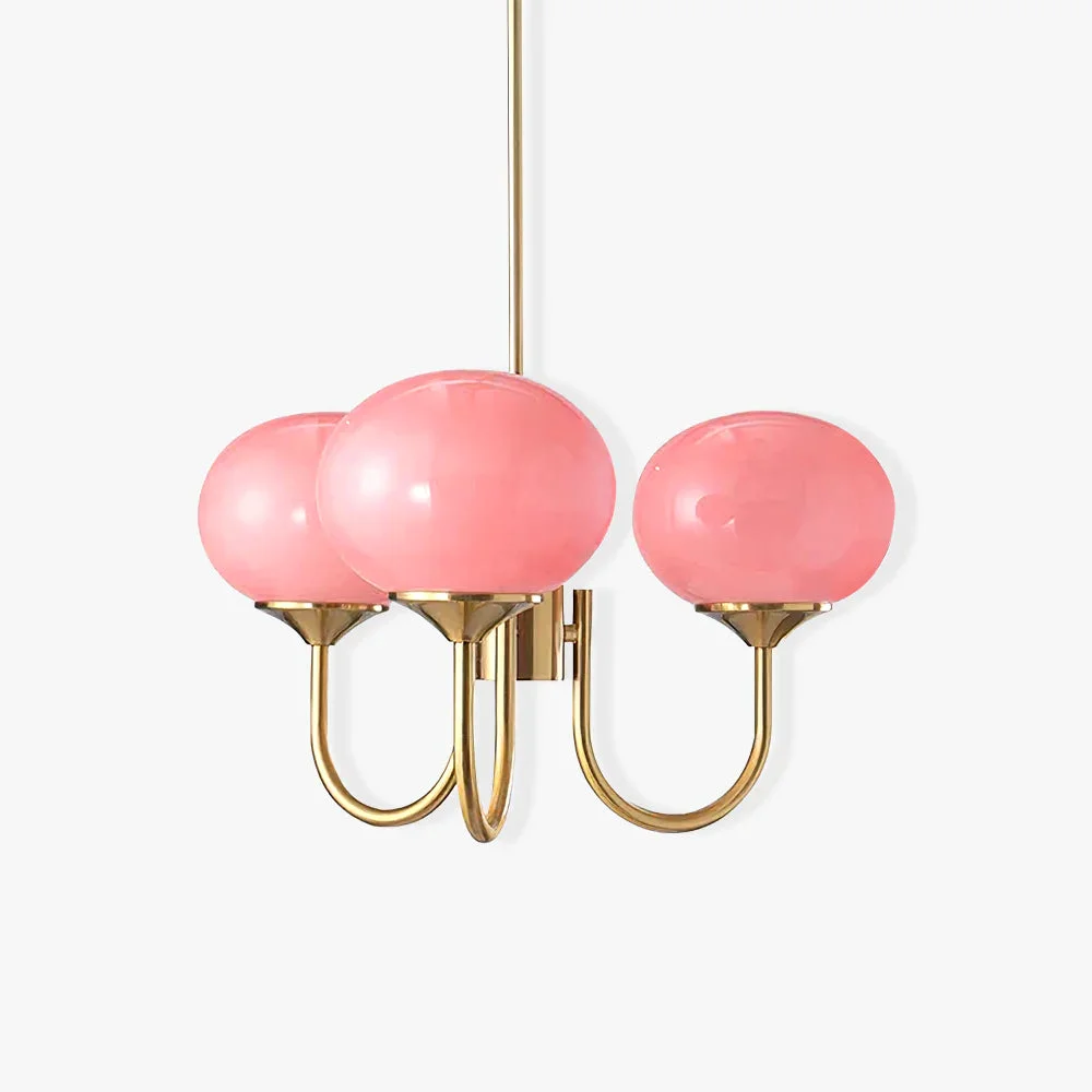 Comfortable Marshmallow Chandelier Detailed
