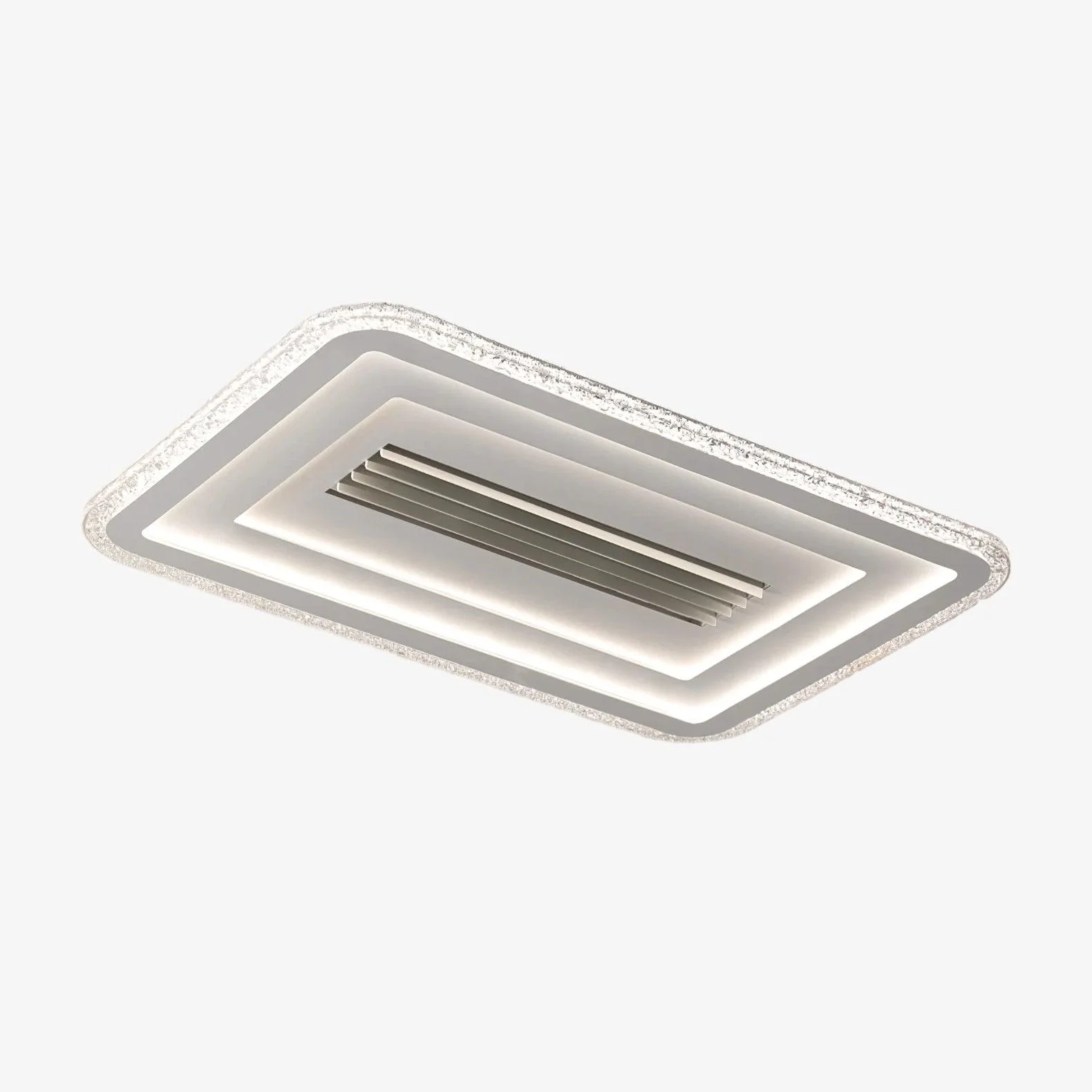 Flexible Acrylic Ultrathin Rectangle Ceiling Lamp Artisan
