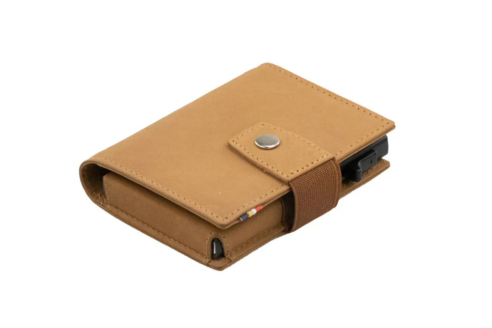 Quality Garzini Essenziale Metal Wallet - Camel Brown User-Friendly