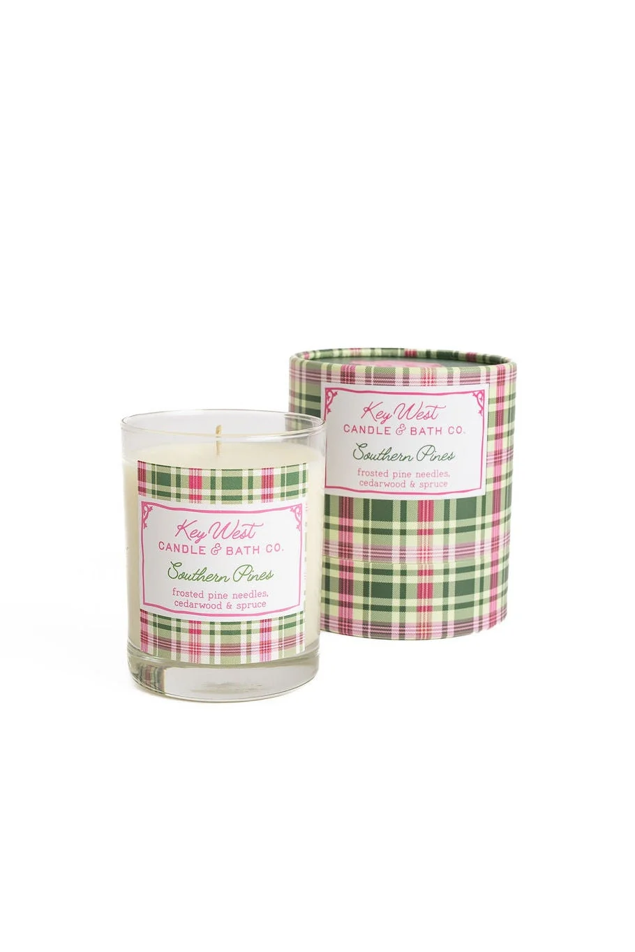 Proven Southern Pines Glass11.5oz - Frosted Pine Needles Cedar Wood SpruceStocking Stuffer Ready- Southern Pines – Christmas Tree Candle Selected