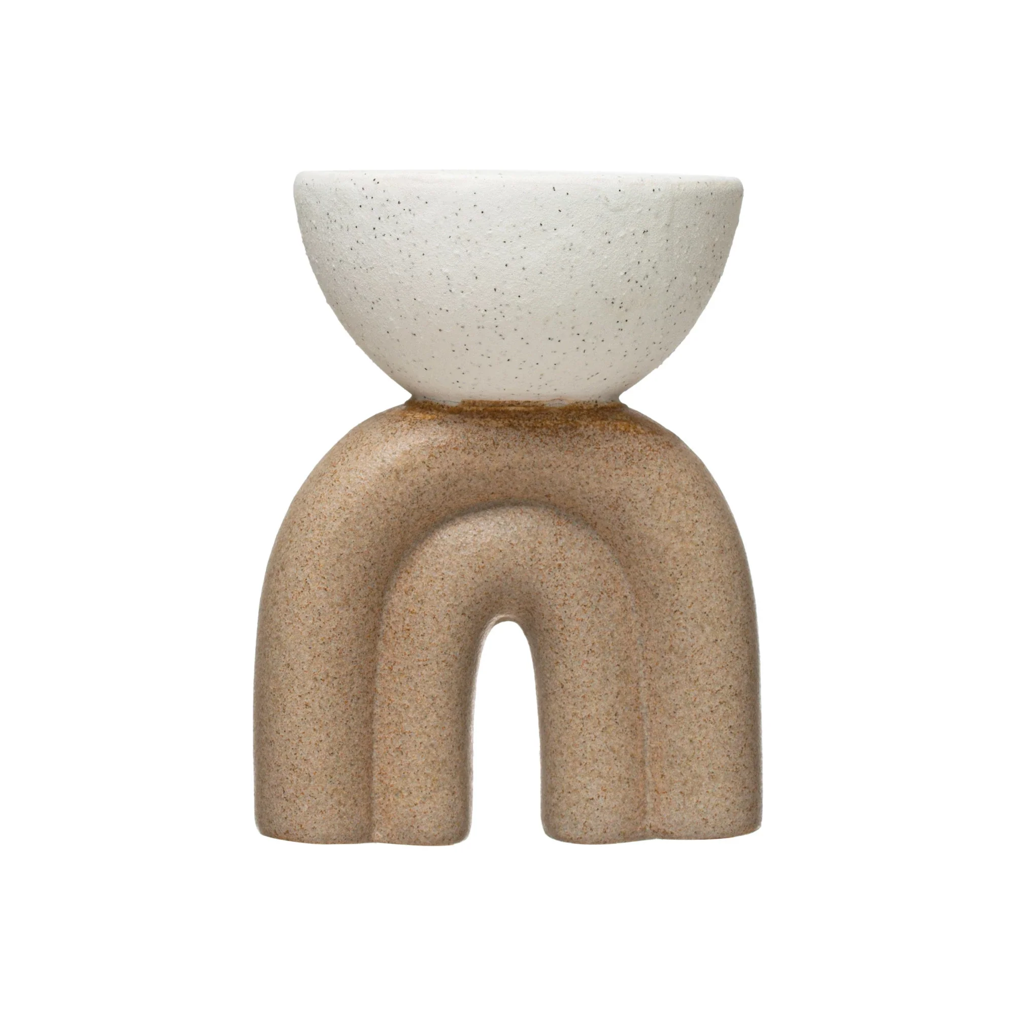 Selected Two-Tone Stoneware Incense Burner - Speckled Glaze Outstanding