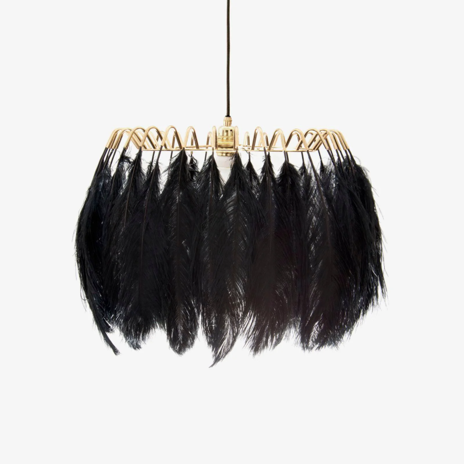 Eco-Friendly Feather Pendant Lamp Functional