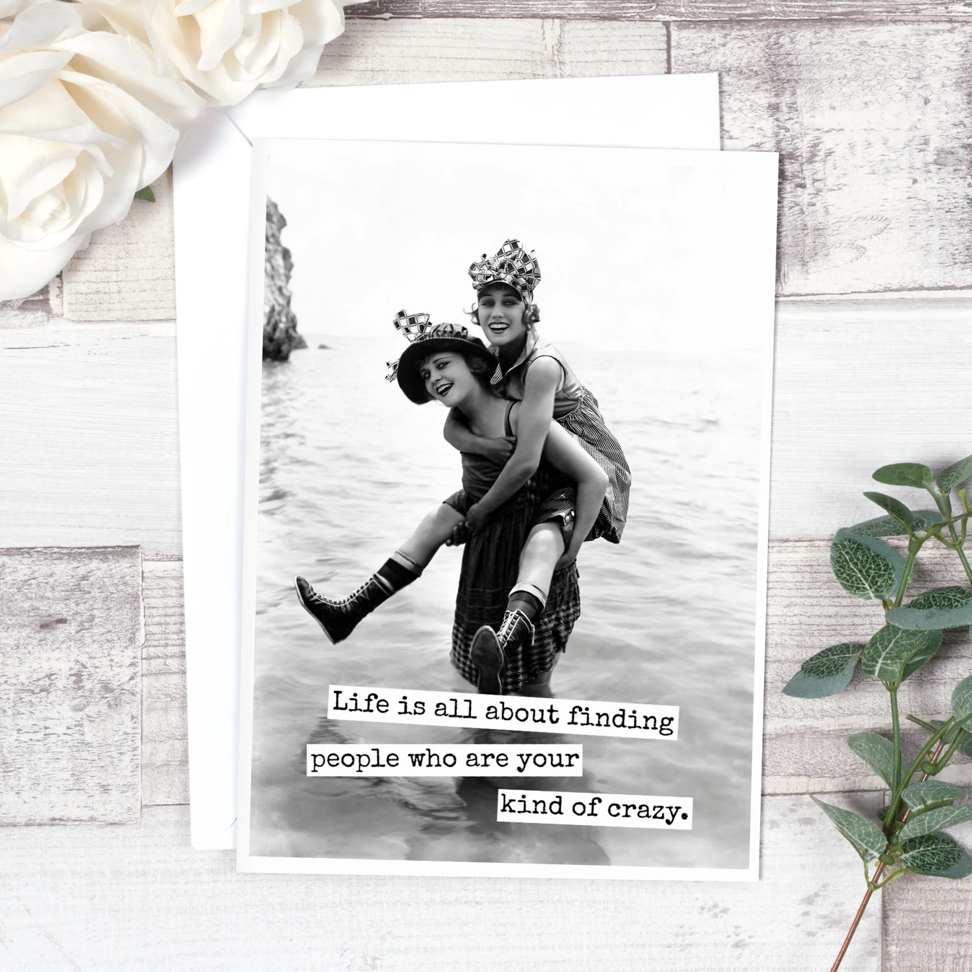 Functional Life Is All About Finding People... Friendship Card. 700 Enhanced