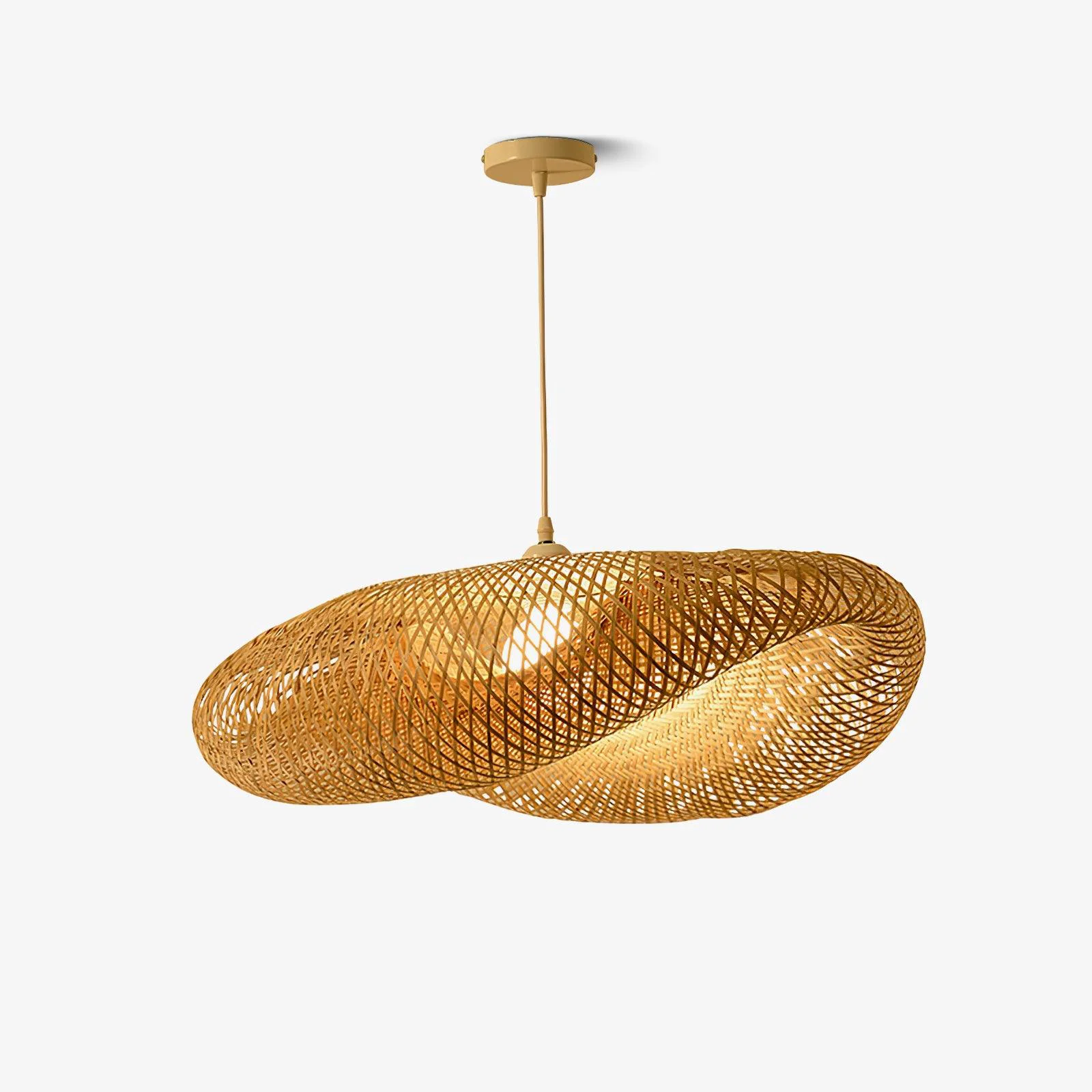 Pure Bamboo Weaving Pendant Lamp Minimalist