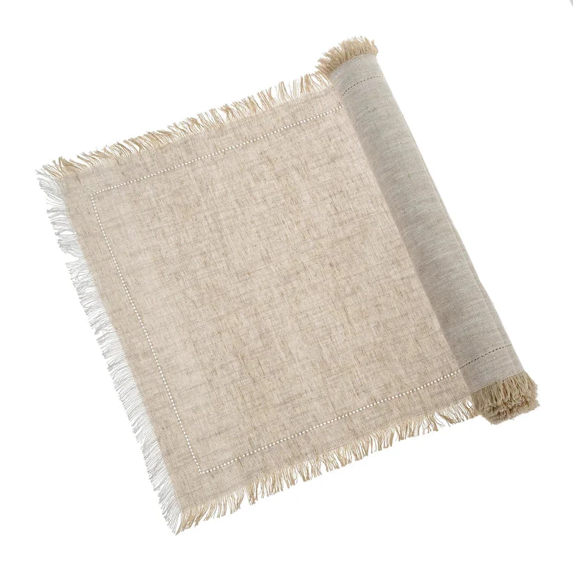 Innovative Chambray Fringe Table Runner Consistent