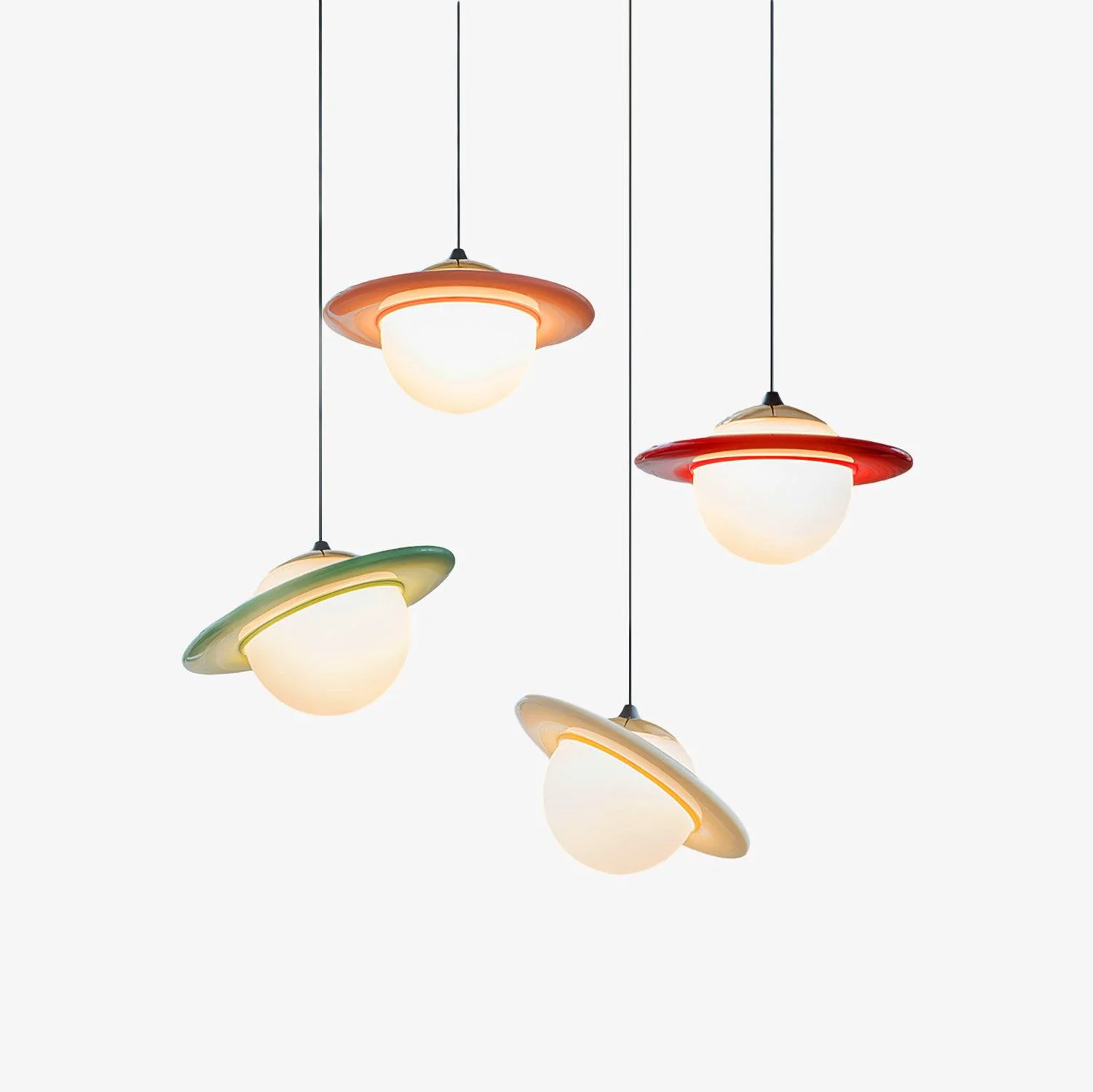 Effective Saturn Planet Pendant Lamp Comfortable