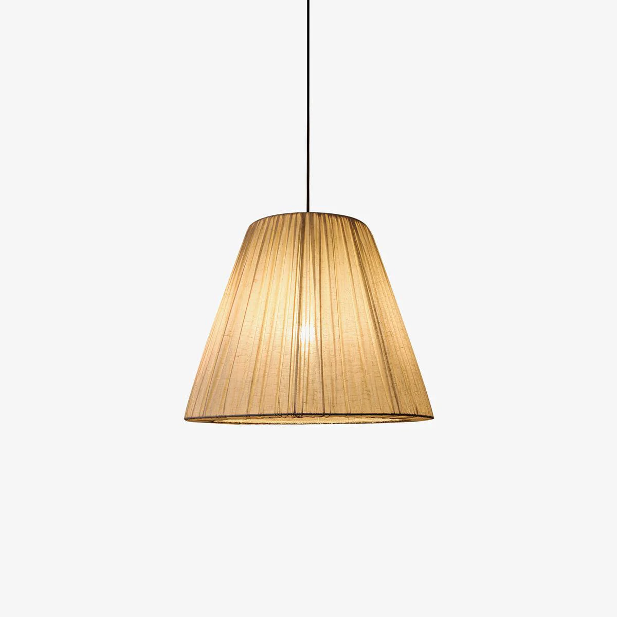 Soft Textile Taper Pendant Lamp Fine Crafted