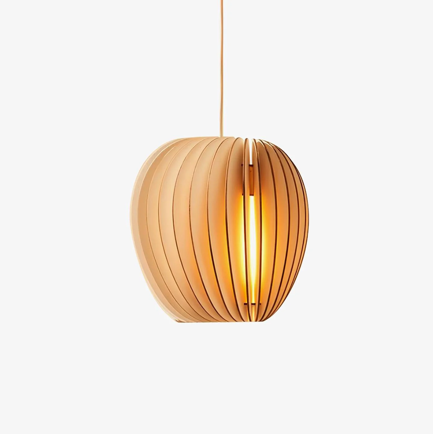 Sustainable Wooden Orb Pendant Lamp Outstanding