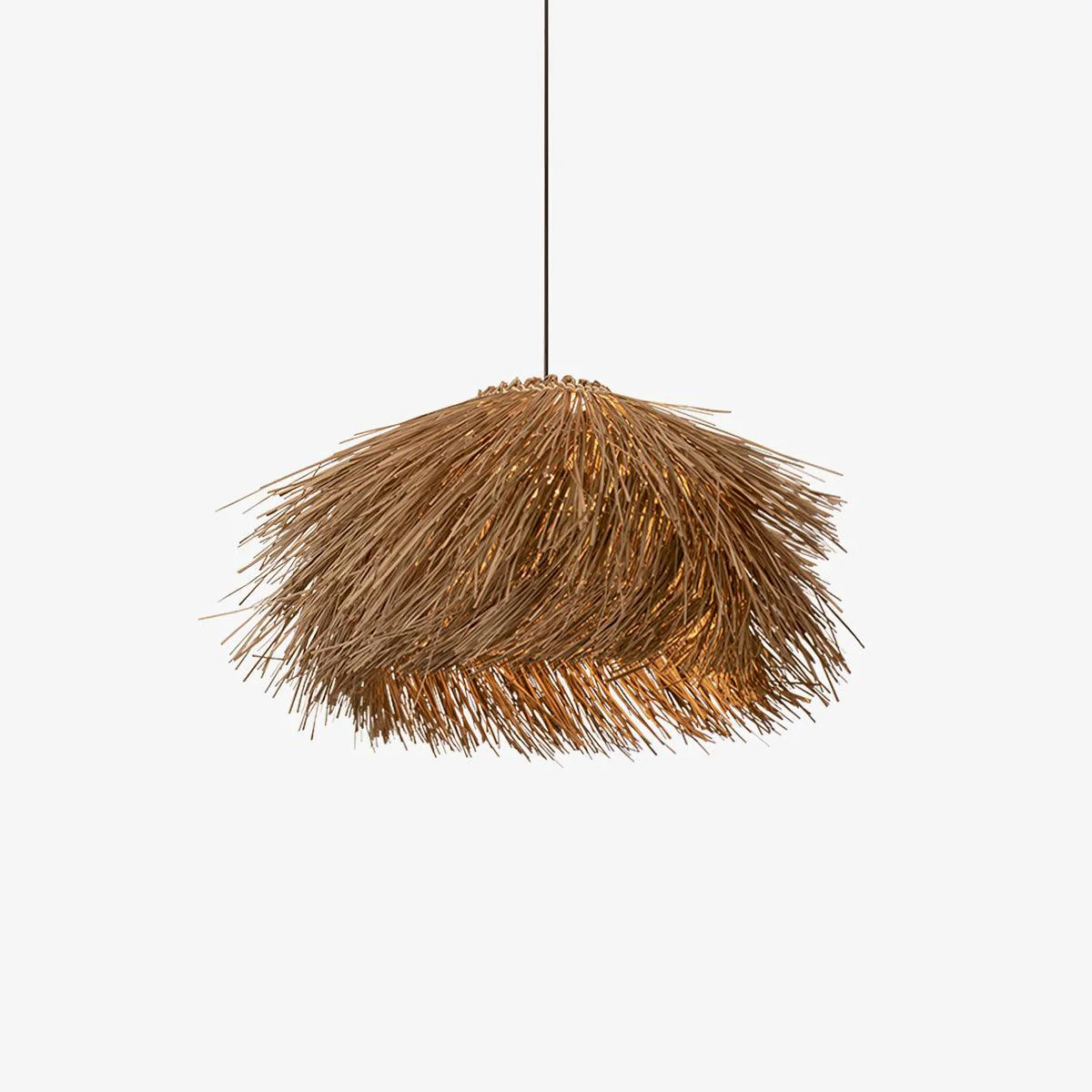 Traditional Hues Wicker Pendant Lamp Advanced