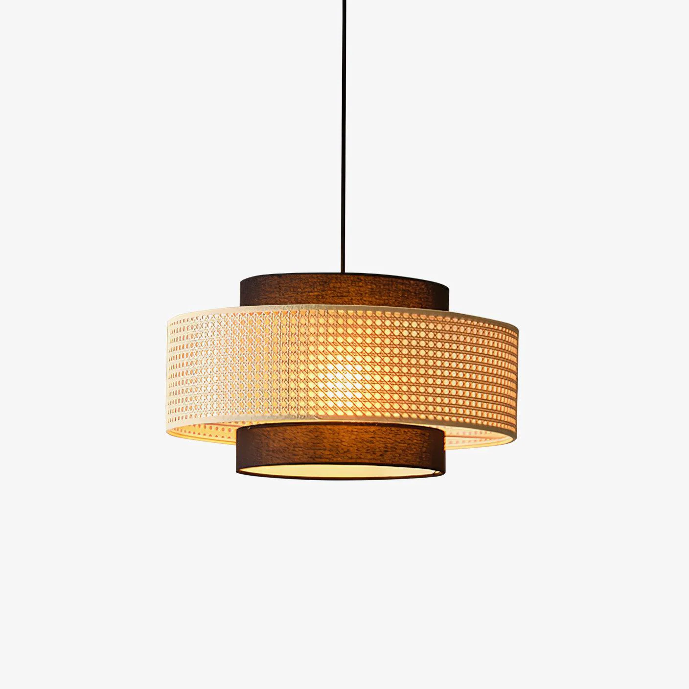 Breathable Drum Shade Pendant Light Expertly Made