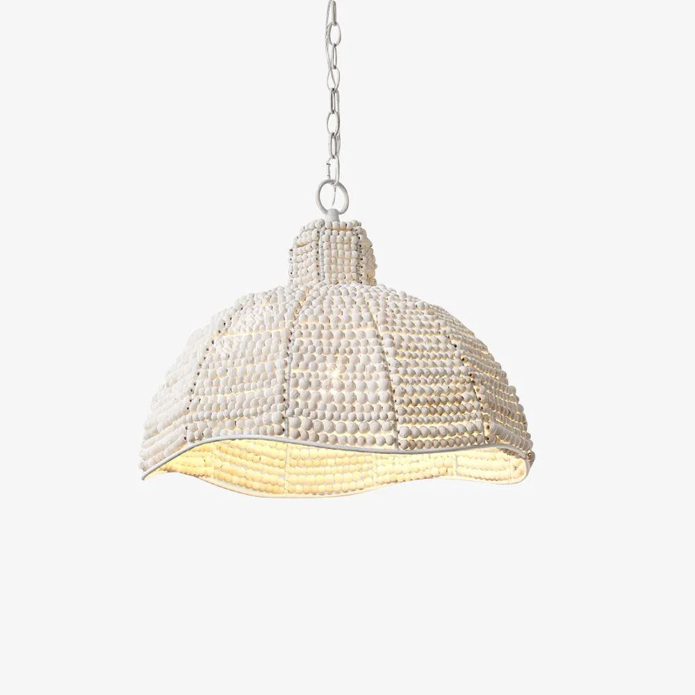 Smooth Obispo Wood Beads Pendant Lamp Fast