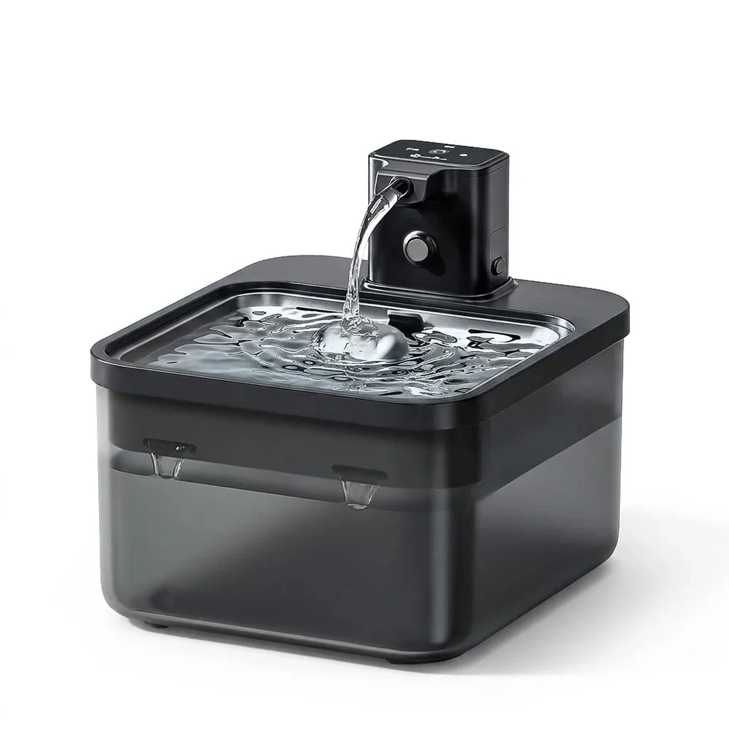 First-Class Cat Water Fountain 2.5 L Wireless Steel with Sensor Versatile