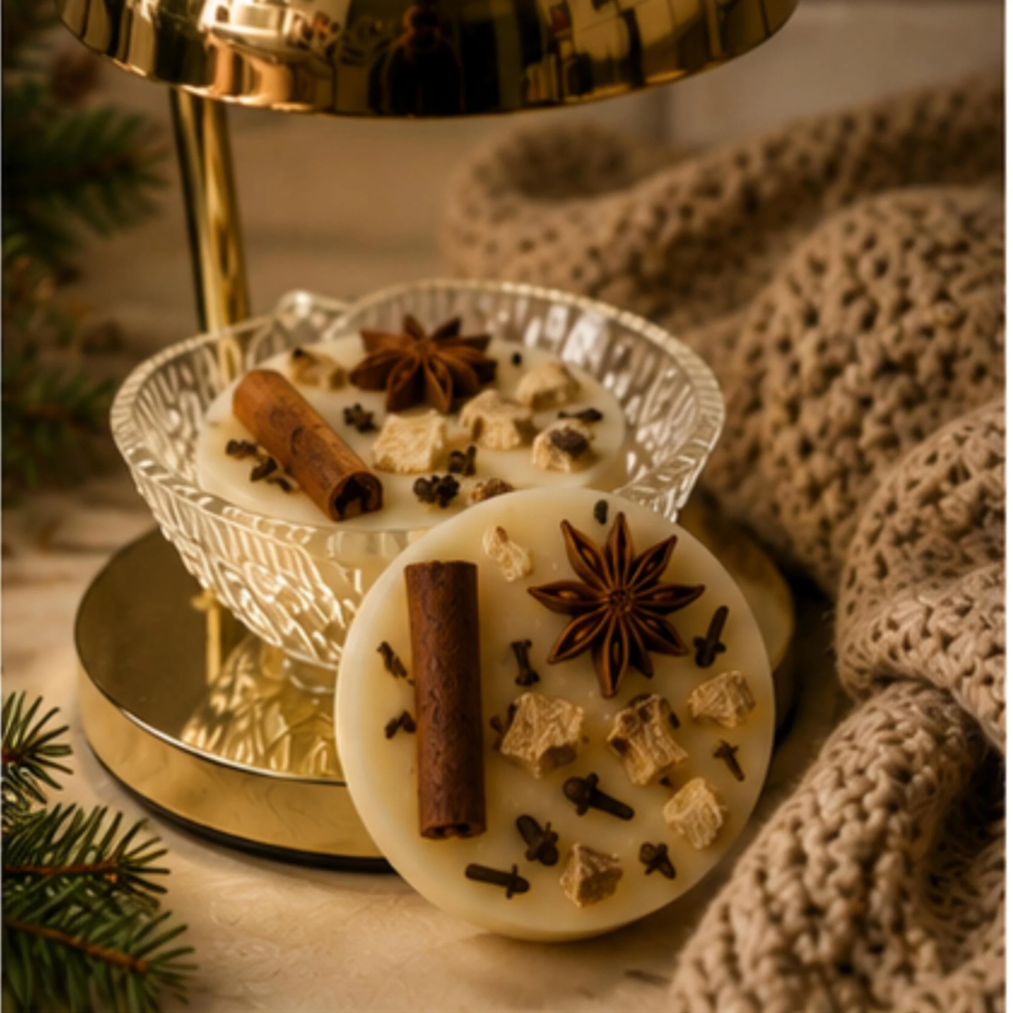 Exclusive Gingerbread Cottage Wickless Candle Melt Bakery Soy Wax Tart Refined