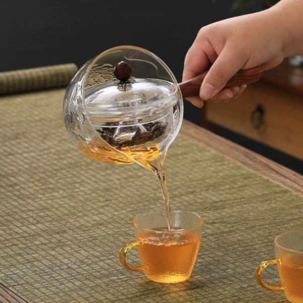 Convenient Glass Teapot with Infuser World-Class