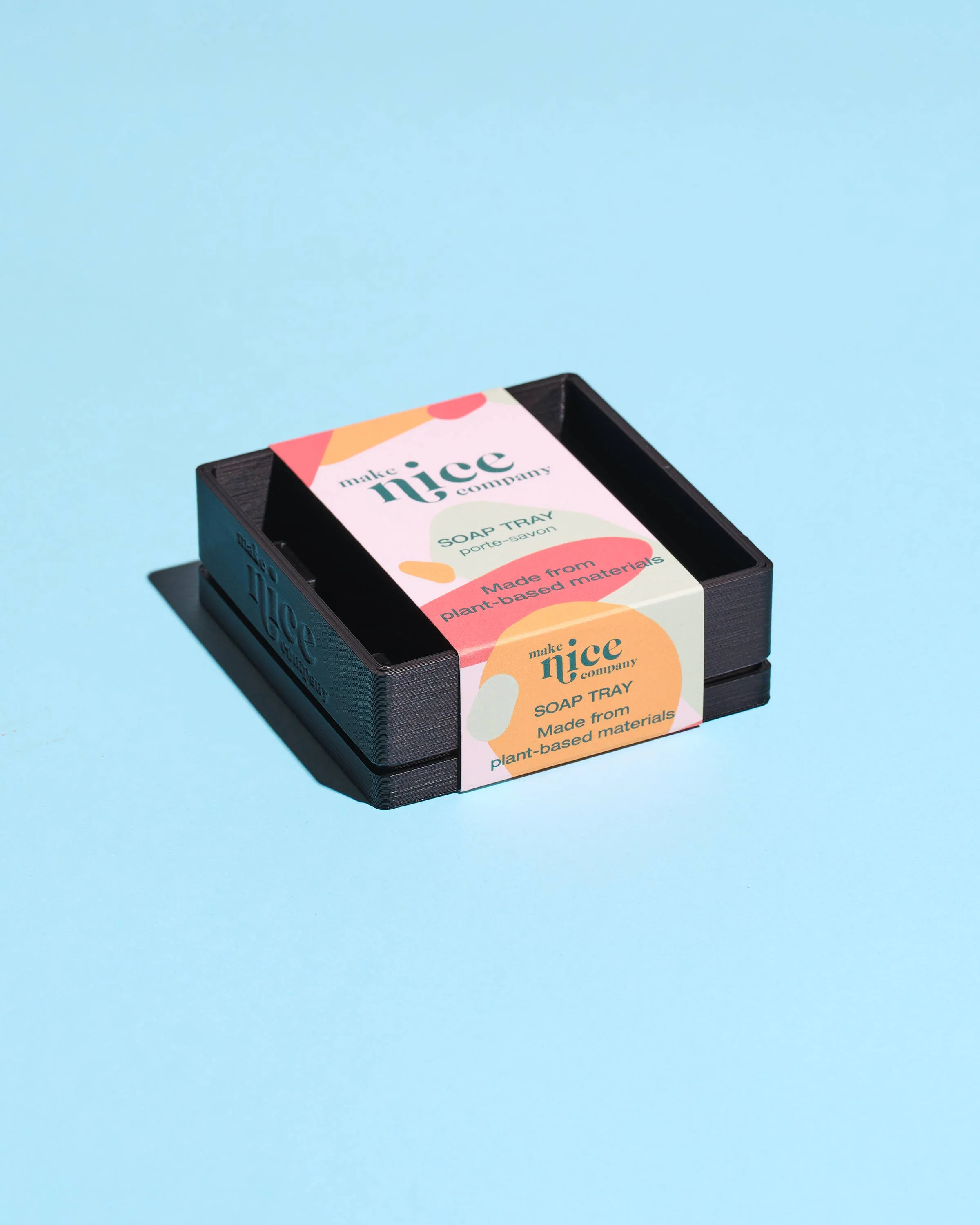 Advanced Soap Tray Plant-based Black Breathable